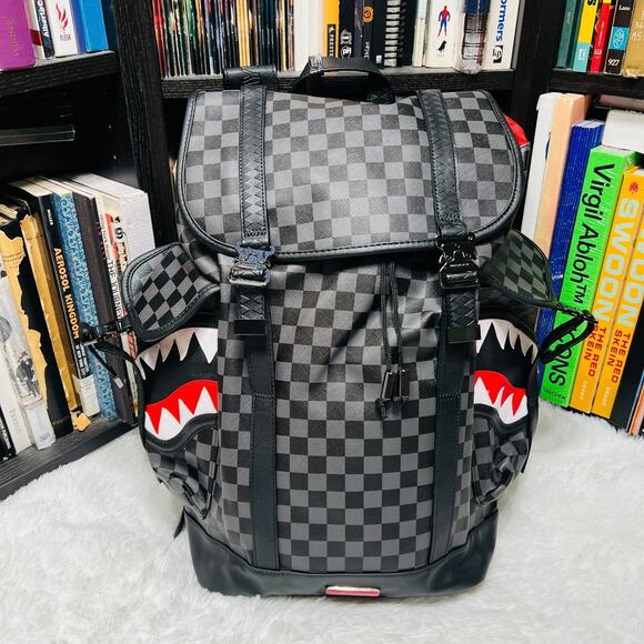 SPRAYGROUND HENNY AIIR TO THE THRONE MONTE CARLO BACKPACK / BOOK BAG - Picture 1 of 9